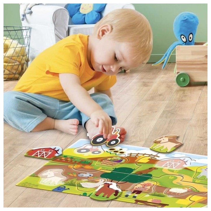 La Ferme - Puzzle panoramique - CAROTINA BABY - Développement de la logique, Motricité fine La Ferme - Puzzle panoramique - CAROTINA BABY - Développement de la logique, Motricité fine