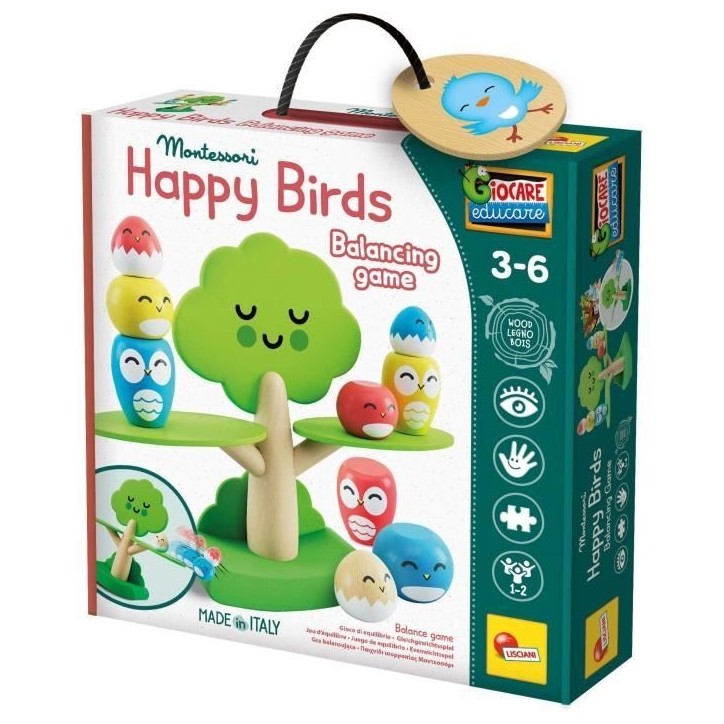 Tree Balancing - Jeu Montessori- MONTESSORI BOIS - Jeu d'Équilibre, Arbre et Oiseaux Tree Balancing - Jeu Montessori- MONTESSORI BOIS - Jeu d'Équilibre, Arbre et Oiseaux