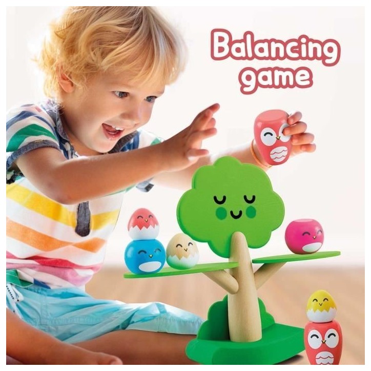 Tree Balancing - Jeu Montessori- MONTESSORI BOIS - Jeu d'Équilibre, Arbre et Oiseaux Tree Balancing - Jeu Montessori- MONTESSORI BOIS - Jeu d'Équilibre, Arbre et Oiseaux