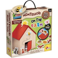 a la ferme - Jeu Montessori - MONTESSORI BOIS - Maison de Ferme, Élé