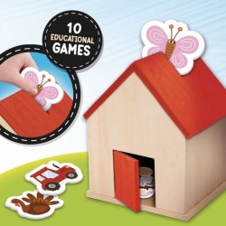 a la ferme - Jeu Montessori - MONTESSORI BOIS - Maison de Ferme, Élé