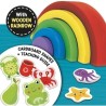 Jeu éducatif - LISCIANI - Montessori Box - La vue - Arc-en-ciel en bo