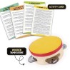 Jeu musical - LISCIANI - Montessori Box - L'ouie - Tambourin en bois -