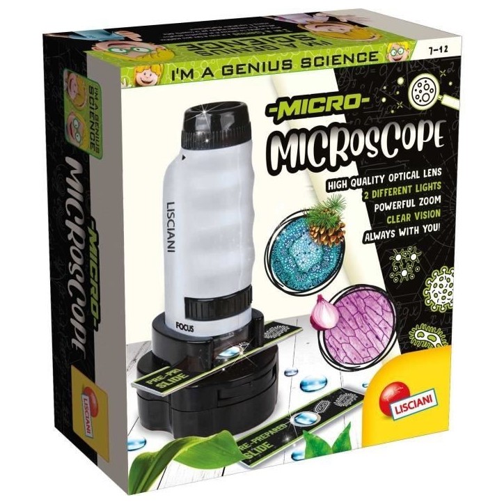 Microscope Portable - I'M A GENIUS - Grossissement puissant