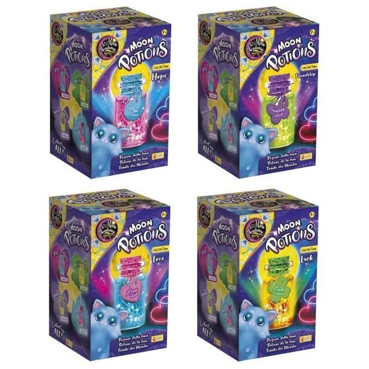 Potions magiques - LISCIANI - The Moon Academy - Kit de créations - Flacons originaux - Activités créatives