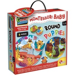 Jeu de logique - LISCIANI - Montessori Baby Round Puppies - Associer c