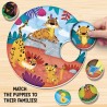 Jeu de logique - LISCIANI - Montessori Baby Round Puppies - Associer c