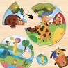 Jeu de logique - LISCIANI - Montessori Baby Round Puppies - Associer c