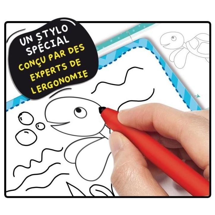 Kit de dessin - LISCIANI - Montessori Pen - École de dessin - Stylo ergonomique - Tableaux effaçables - Activités créatives Kit de dessin - LISCIANI - Montessori Pen - École de dessin - Stylo ergonomique - Tableaux effaçables - Activités créatives