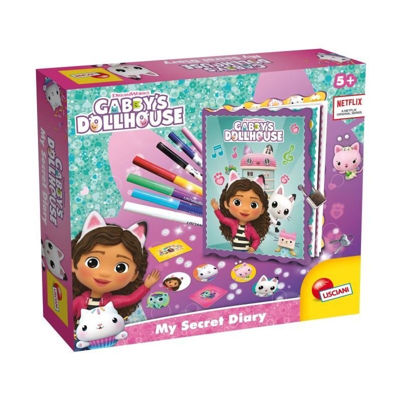 Journal secret - LISCIANI - Gabby's Dollhouse - Stylos magiques - Lamp Journal secret - LISCIANI - Gabby's Dollhouse - Stylos magiques - Lamp