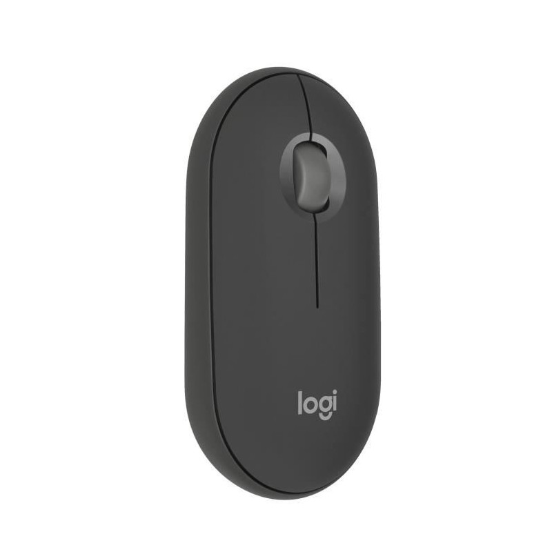 Souris - Sans fil - Logitech - Pebble Mouse 2 M350s - Graphite Souris - Sans fil - Logitech - Pebble Mouse 2 M350s - Graphite
