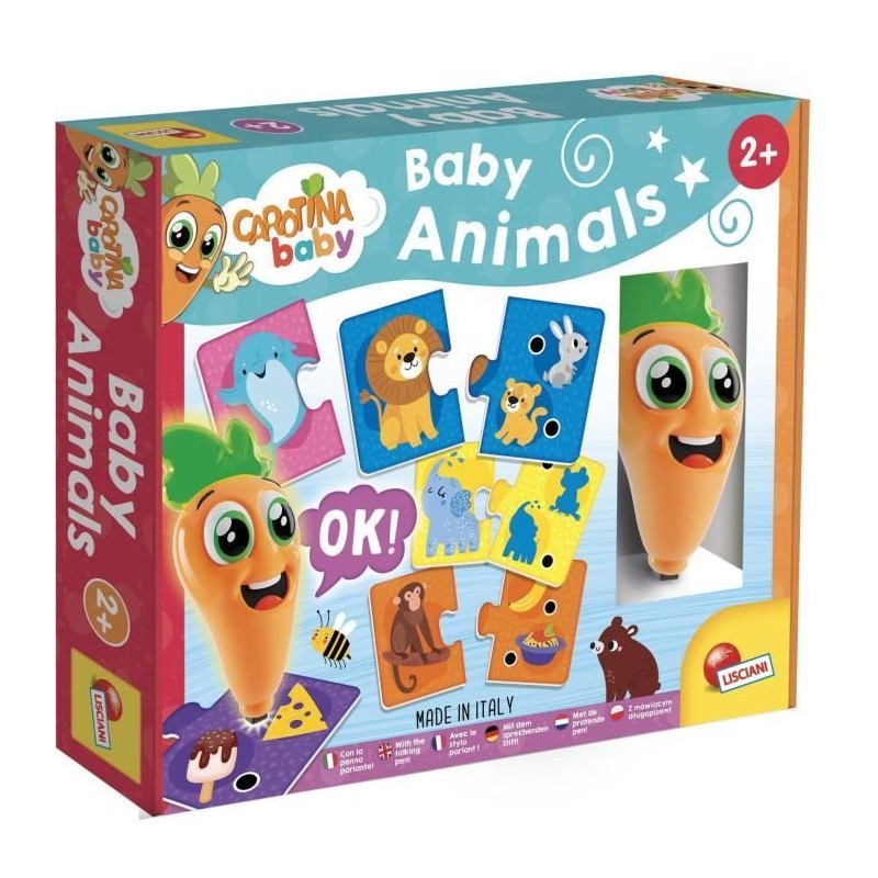 Stylo parlant - CAROTINA BABY - Apprentissage des animaux, Stylo inter