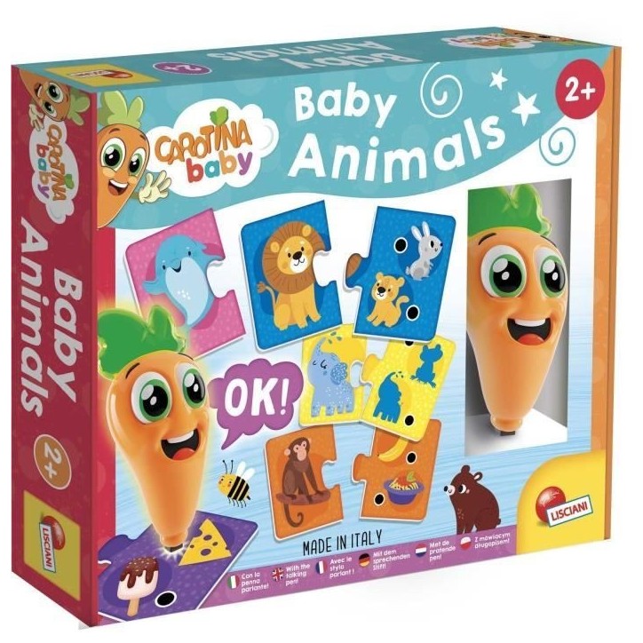 Stylo parlant - CAROTINA BABY - Apprentissage des animaux, Stylo interactif Stylo parlant - CAROTINA BABY - Apprentissage des animaux, Stylo interactif