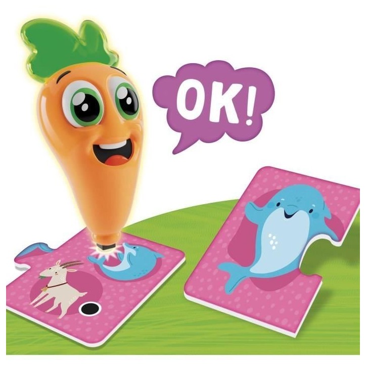 Stylo parlant - CAROTINA BABY - Apprentissage des animaux, Stylo interactif Stylo parlant - CAROTINA BABY - Apprentissage des animaux, Stylo interactif