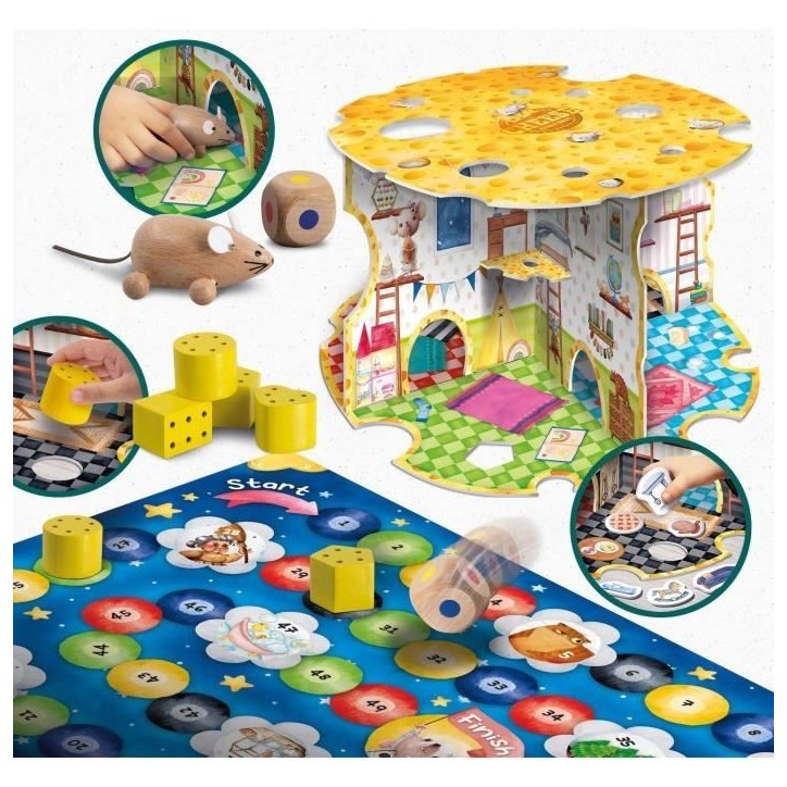 La maison de la souris - Jeu Montessori - MONTESSORI BOIS - Maison de Souris, Jeux d'Associations La maison de la souris - Jeu Montessori - MONTESSORI BOIS - Maison de Souris, Jeux d'Associations