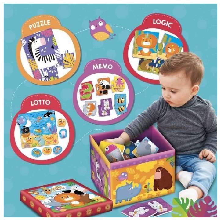 Super Box - CAROTINA BABY - Jeux éducatifs, Format géant Super Box - CAROTINA BABY - Jeux éducatifs, Format géant