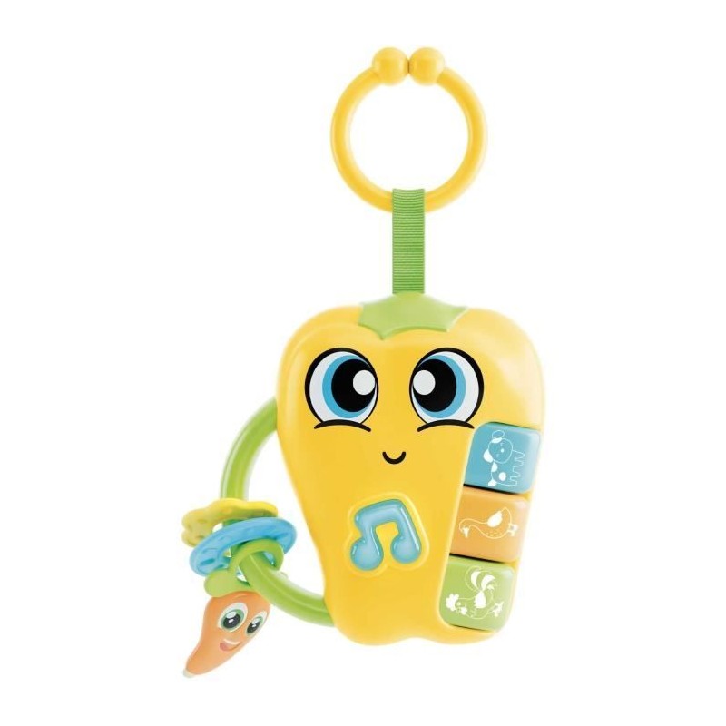 Pepper - Hochet électronique - CAROTINA BABY - Sons et mélodies joye