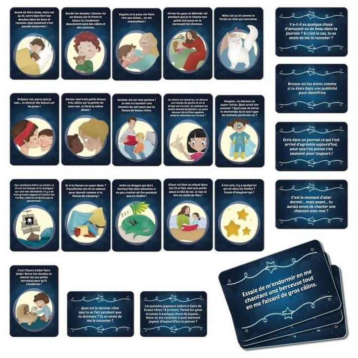 Jeu de cartes pour une bonne nuit - Jeu Éducatif - LIFE SKILLS - Cartes illustrées Jeu de cartes pour une bonne nuit - Jeu Éducatif - LIFE SKILLS - Cartes illustrées