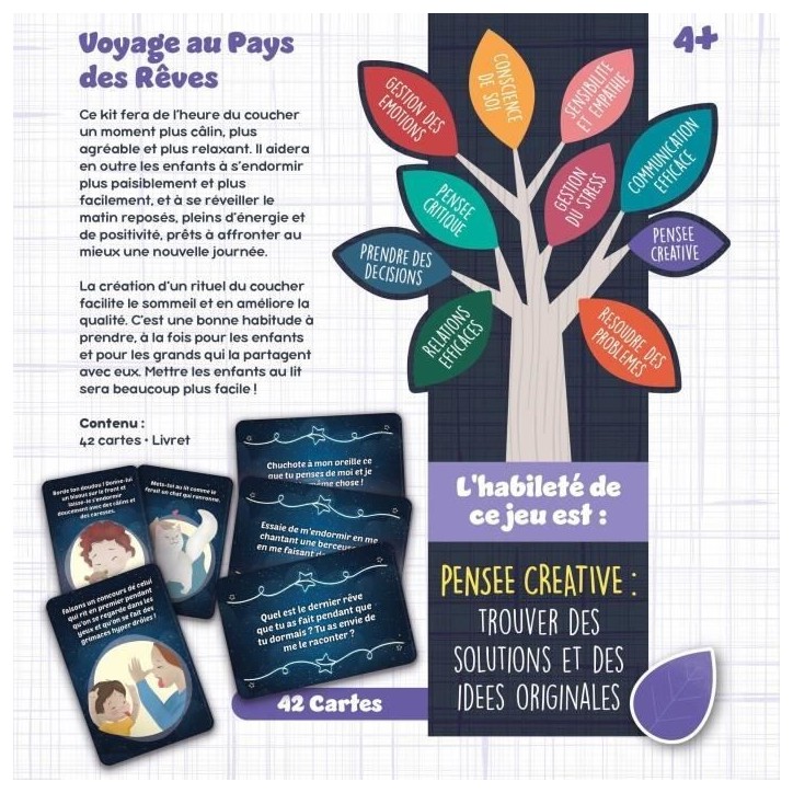 Jeu de cartes pour une bonne nuit - Jeu Éducatif - LIFE SKILLS - Cartes illustrées Jeu de cartes pour une bonne nuit - Jeu Éducatif - LIFE SKILLS - Cartes illustrées