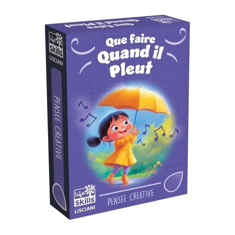 Jeu de cartes S'occuper quand il pleut - Jeu Éducatif - LIFE SKILLS - Jeu de cartes S'occuper quand il pleut - Jeu Éducatif - LIFE SKILLS -
