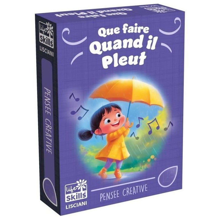 Jeu de cartes S'occuper quand il pleut - Jeu Éducatif - LIFE SKILLS - Cartes illustrées Jeu de cartes S'occuper quand il pleut - Jeu Éducatif - LIFE SKILLS - Cartes illustrées