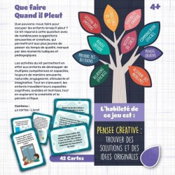 Jeu de cartes S'occuper quand il pleut - Jeu Éducatif - LIFE SKILLS -