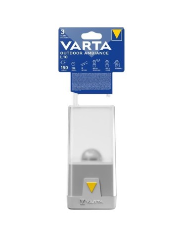 Lanterne-VARTA-Outdoor Ambiance Lantern L10-150lm-6couleurs de lumiere-Dimmable-IP54-LED hautes performances-Convivial