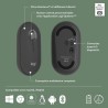 Souris - Sans fil - Logitech - Pebble Mouse 2 M350s - Graphite