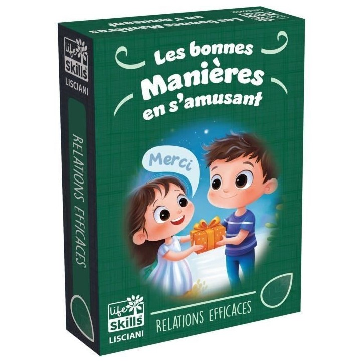Jeu de cartes des bonnes manieres - Jeu Éducatif - LIFE SKILLS - Cartes illustrées Jeu de cartes des bonnes manieres - Jeu Éducatif - LIFE SKILLS - Cartes illustrées