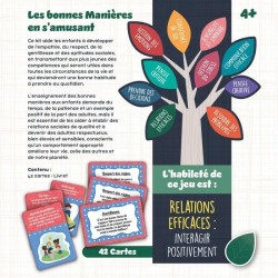 Jeu de cartes des bonnes manieres - Jeu Éducatif - LIFE SKILLS - Cart