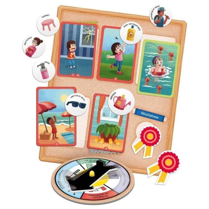 Résolution des problemes - Jeu de Plateau - LIFE SKILLS - Plateau illustré Résolution des problemes - Jeu de Plateau - LIFE SKILLS - Plateau illustré