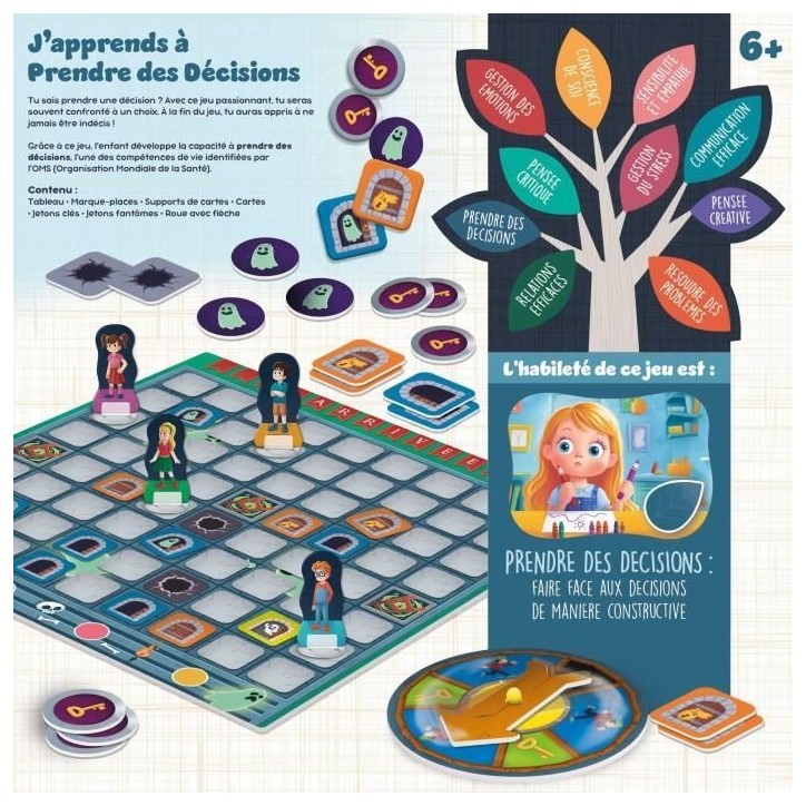 Prise de décisions - Jeu de Plateau - LIFE SKILLS - Plateau illustré Prise de décisions - Jeu de Plateau - LIFE SKILLS - Plateau illustré