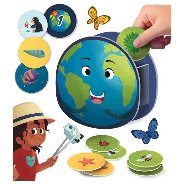 Ensemble pour la planete - Jeu de Plateau - LIFE SKILLS - Plateau illustré