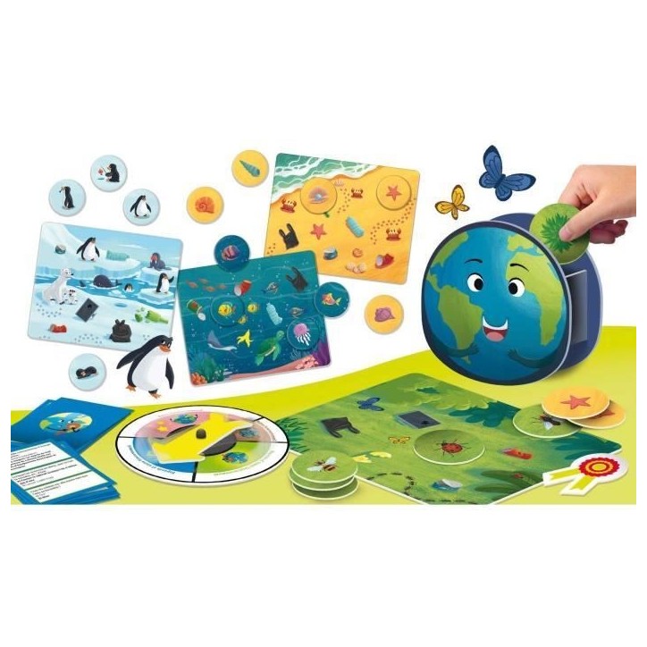 Ensemble pour la planete - Jeu de Plateau - LIFE SKILLS - Plateau illustré