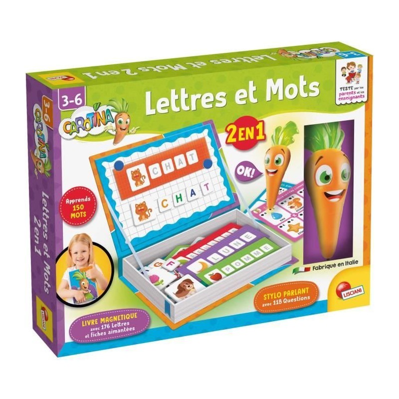 Stylo parlant et jouets magnétiques - CAROTINA - Apprentissage ludiqu Stylo parlant et jouets magnétiques - CAROTINA - Apprentissage ludiqu