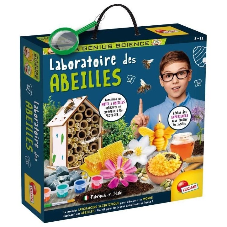Laboratoire des abeilles - Kit Scientifique - I'M A GENIUS - Expériences variées Laboratoire des abeilles - Kit Scientifique - I'M A GENIUS - Expériences variées