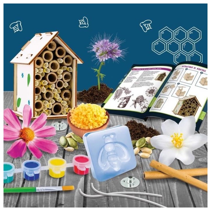 Laboratoire des abeilles - Kit Scientifique - I'M A GENIUS - Expériences variées Laboratoire des abeilles - Kit Scientifique - I'M A GENIUS - Expériences variées