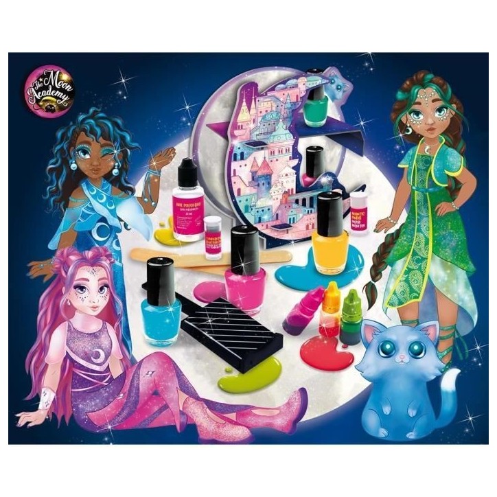 Art des ongles - Kit de Loisirs Créatifs - THE MOON ACADEMY - Composants pour Vernis, Flacons a Vernis Art des ongles - Kit de Loisirs Créatifs - THE MOON ACADEMY - Composants pour Vernis, Flacons a Vernis