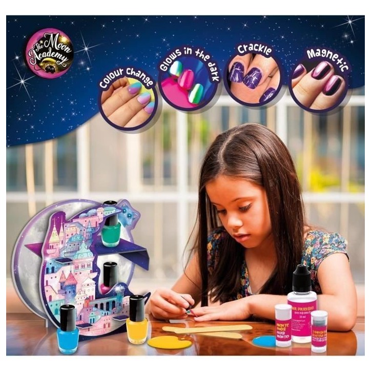 Art des ongles - Kit de Loisirs Créatifs - THE MOON ACADEMY - Composants pour Vernis, Flacons a Vernis Art des ongles - Kit de Loisirs Créatifs - THE MOON ACADEMY - Composants pour Vernis, Flacons a Vernis
