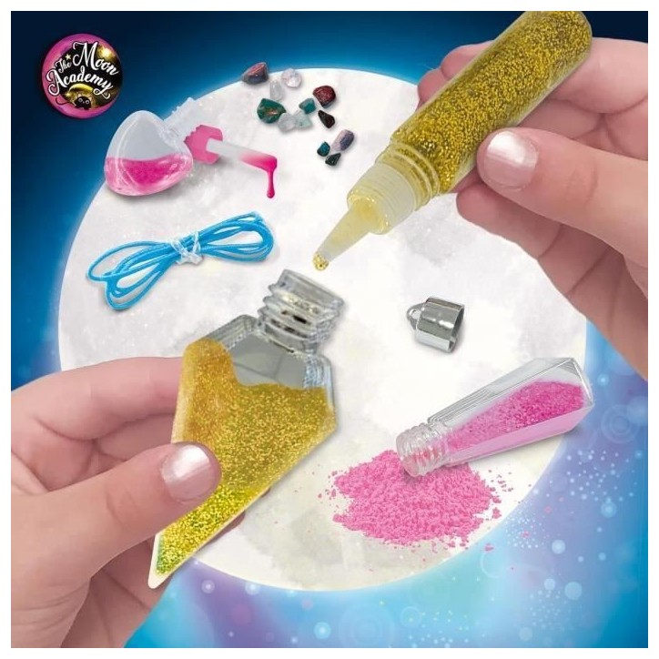Cristaux magiques - Kit Créatif - THE MOON ACADEMY - Paillettes, Pierres et Bases Incluses Cristaux magiques - Kit Créatif - THE MOON ACADEMY - Paillettes, Pierres et Bases Incluses