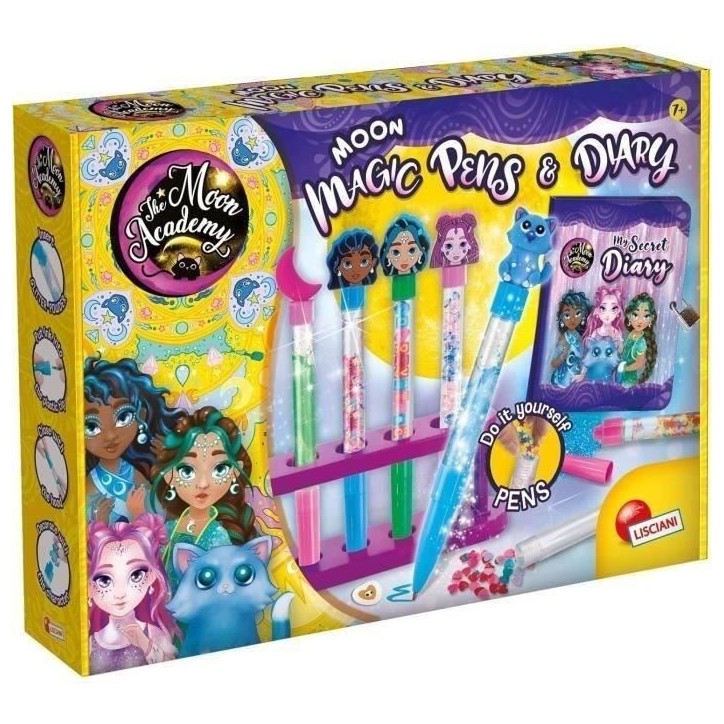 Stylos et agenda magique - Kit Créatif - THE MOON ACADEMY - Stylos Personnalisés, Journal Inclus Stylos et agenda magique - Kit Créatif - THE MOON ACADEMY - Stylos Personnalisés, Journal Inclus