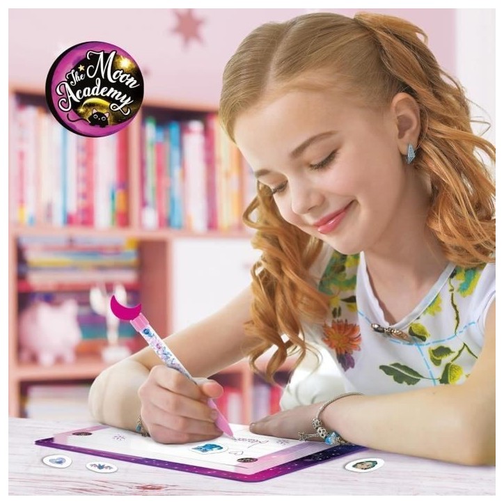 Stylos et agenda magique - Kit Créatif - THE MOON ACADEMY - Stylos Personnalisés, Journal Inclus Stylos et agenda magique - Kit Créatif - THE MOON ACADEMY - Stylos Personnalisés, Journal Inclus