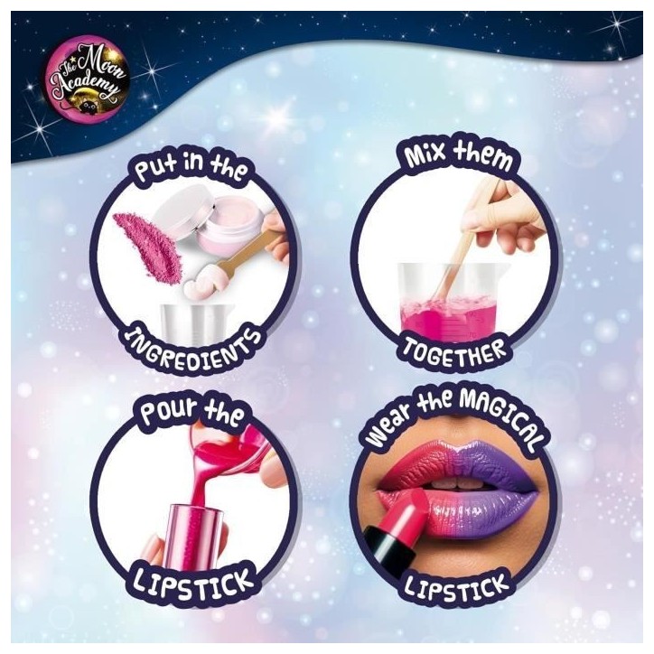 Rouge a levre - Kit de Loisirs Créatifs - THE MOON ACADEMY - Composants pour Rouges, Tubes a Rouges Rouge a levre - Kit de Loisirs Créatifs - THE MOON ACADEMY - Composants pour Rouges, Tubes a Rouges