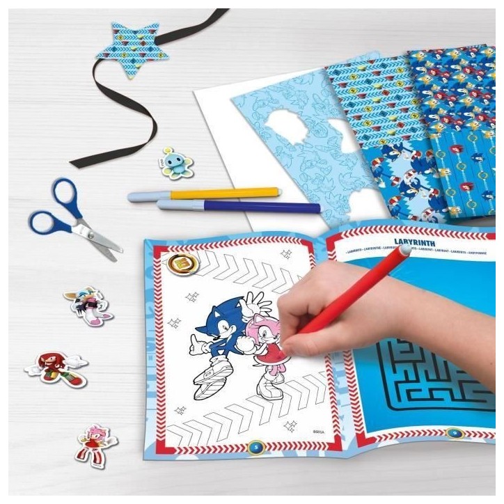 Kit de bureau créatif - Activités créatives - LISCIANIGIOCHI - Sonic - Des 5 ans Kit de bureau créatif - Activités créatives - LISCIANIGIOCHI - Sonic - Des 5 ans