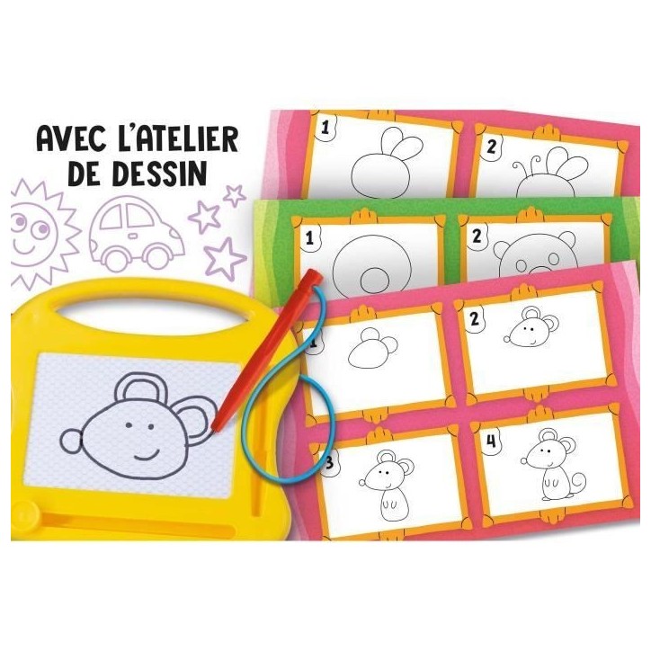 Alphabet - Mini ardoise magique - CAROTINA - Apprentissage de l'alphabet