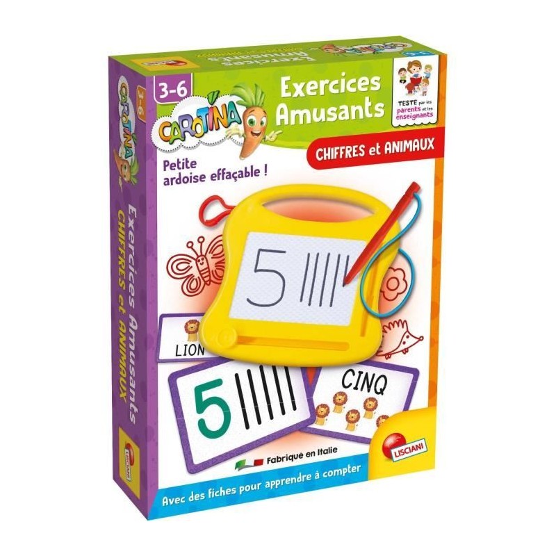 Calculs - Mini ardoise magique - CAROTINA - Apprentissage des chiffres Calculs - Mini ardoise magique - CAROTINA - Apprentissage des chiffres