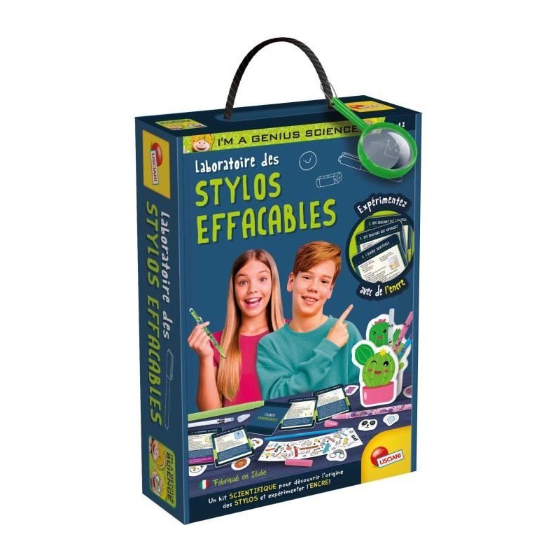 Laboratoire de stylos effaçables - Kit Scientifique - I'M A GENIUS - Laboratoire de stylos effaçables - Kit Scientifique - I'M A GENIUS -