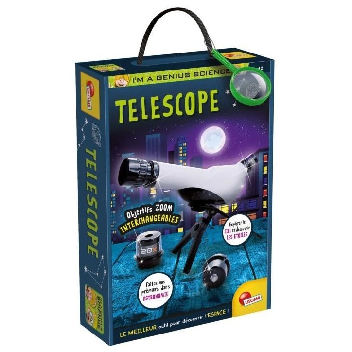 Téléscope + Trépied - Télescope Scientifique - I'M A GENIUS - Observation de la nature Téléscope + Trépied - Télescope Scientifique - I'M A GENIUS - Observation de la nature