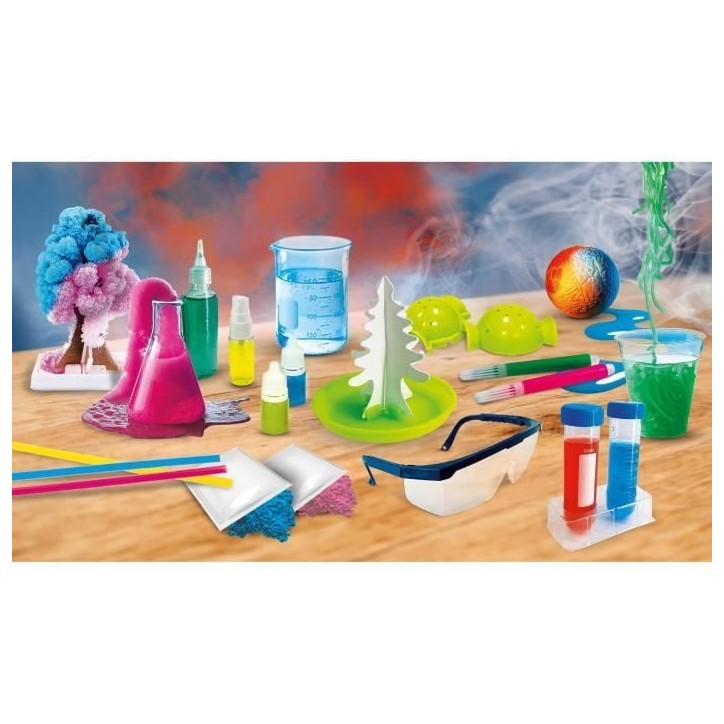 Laboratoire des super réactions - Kit Scientifique - I'M A GENIUS - 30 Expériences, Effets surprenants Laboratoire des super réactions - Kit Scientifique - I'M A GENIUS - 30 Expériences, Effets surprenants