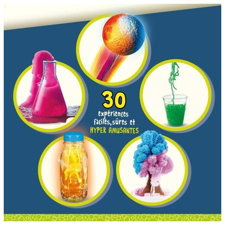Laboratoire des super réactions - Kit Scientifique - I'M A GENIUS - 30 Expériences, Effets surprenants Laboratoire des super réactions - Kit Scientifique - I'M A GENIUS - 30 Expériences, Effets surprenants